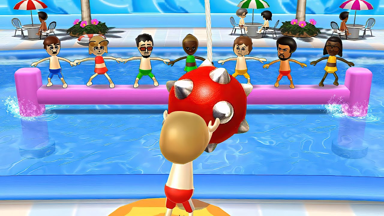 Wii Party Board Game Island - Luigi Vs Eddy Vs Emma Vs Jackie (Master Difficulty)