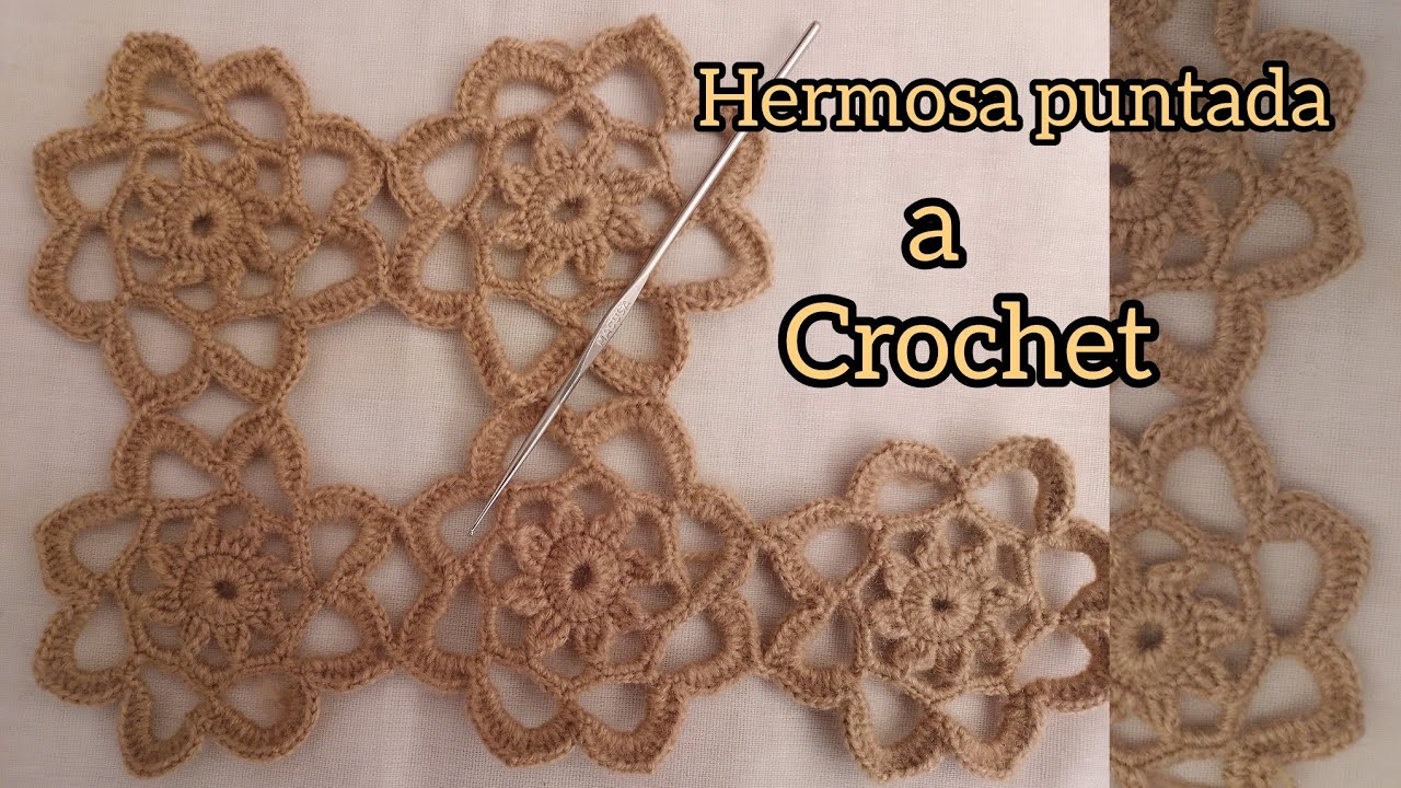 Precioso punto a crochet #tejidos a crochet