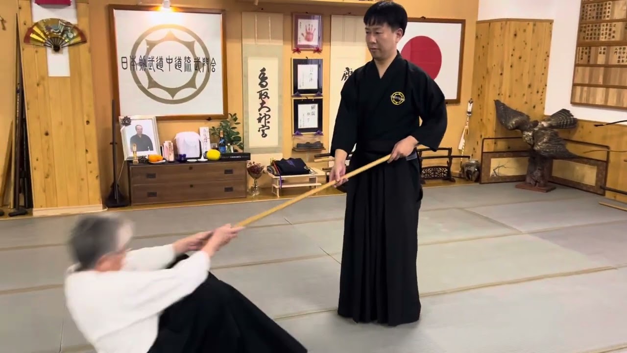 古武道　大東流合気柔術武門会 2025/02/02（土） 棒術による掛かり稽古
