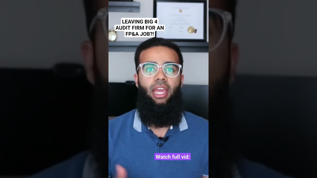 Leaving big 4 Audit Firm for a fp&A job?!