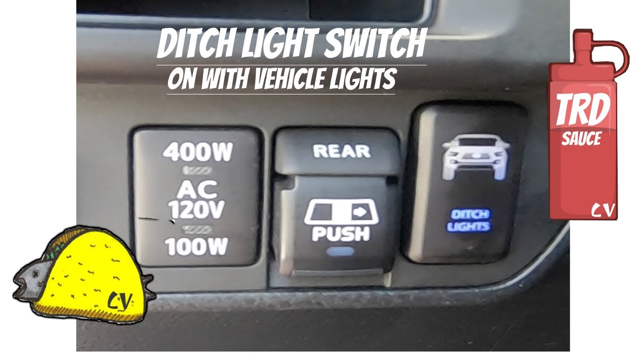 Toyota Tacoma | OEM Style Switch 2nd Red Wire Install (2017 Tacoma)