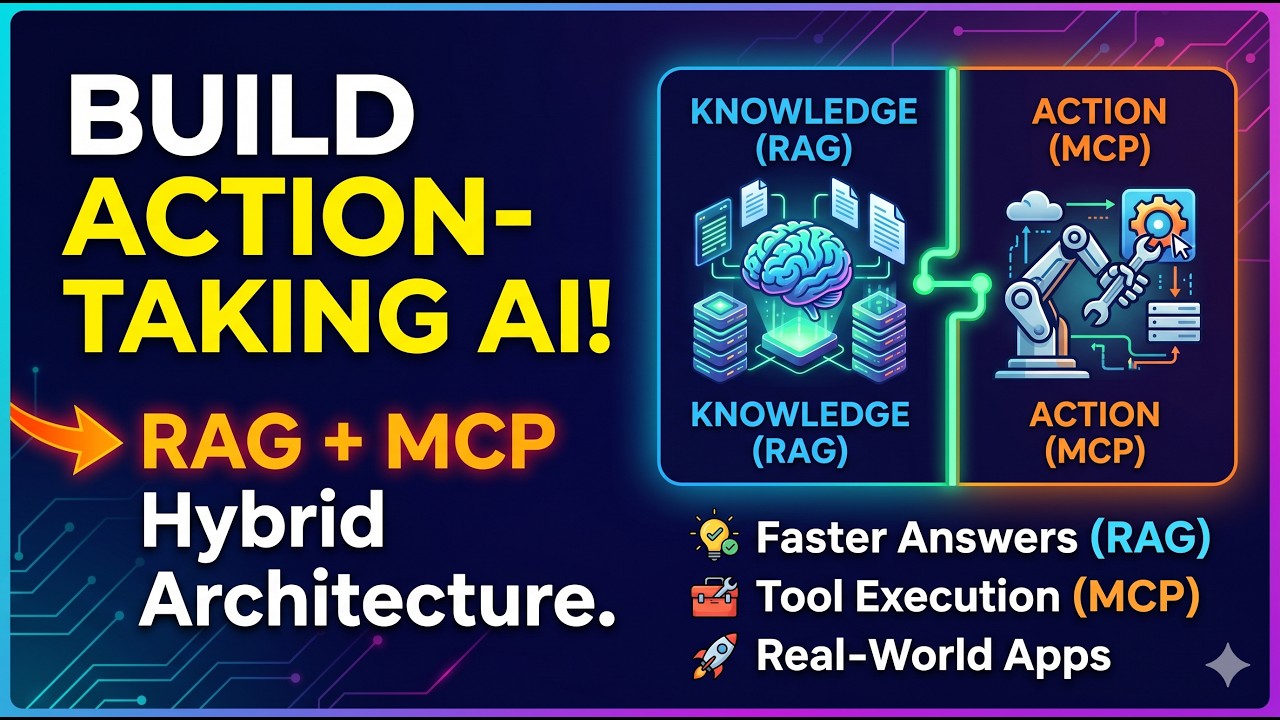 MCP + RAG: Будущее систем искусственного интеллекта, которые думают И действуют