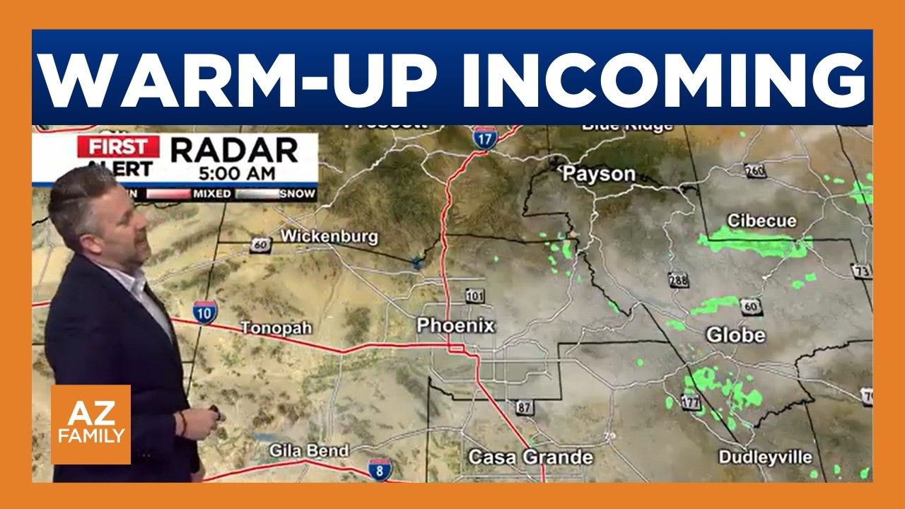 Temperatures heat up heading into weekend for Arizona