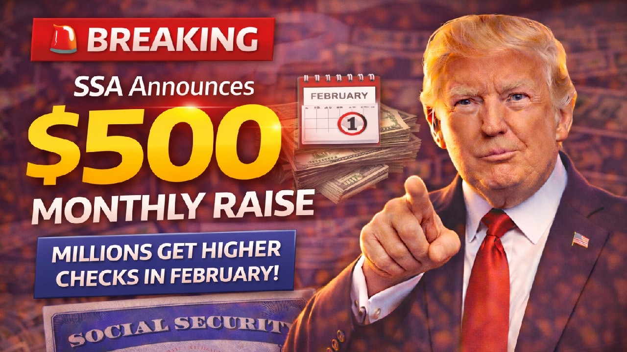 🚨 BREAKING: SSA Announces $500 Monthly Raise &mdash; Millions Get Higher Checks in February!