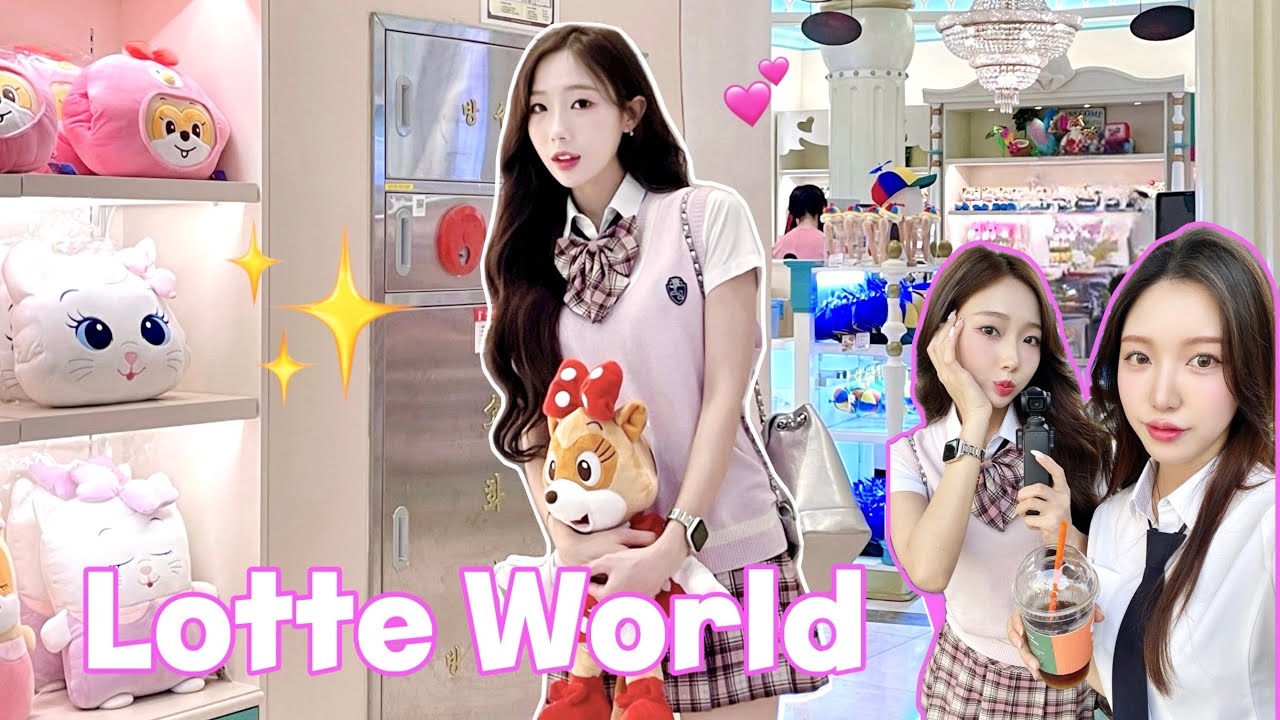 [Kor] LOTTE WORLD DẠO NÀY CÓ GÌ MỚI?!! Cùng BẠN THÂN HOT GIRL NGƯỜI HÀN vui quên lối về🇰🇷💖