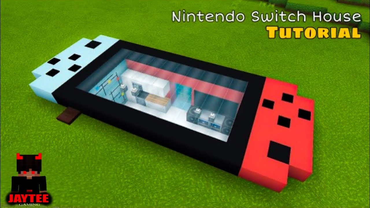 Minecraft Tutorial:  How to build Nintendo Switch House 🕹