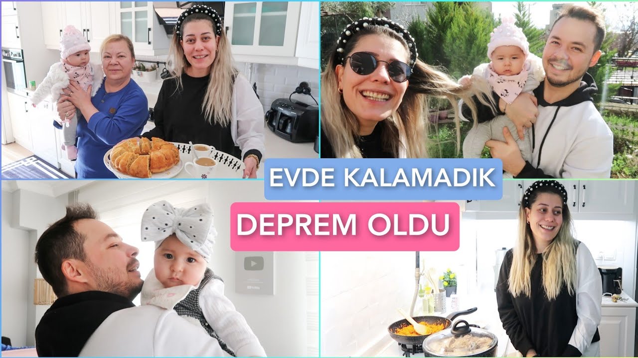 DEPREM OLDU😱APAR TOPAR GERİ GELDİK, YENİ GELİN EVİNDE AKŞAM YEMEĞİ