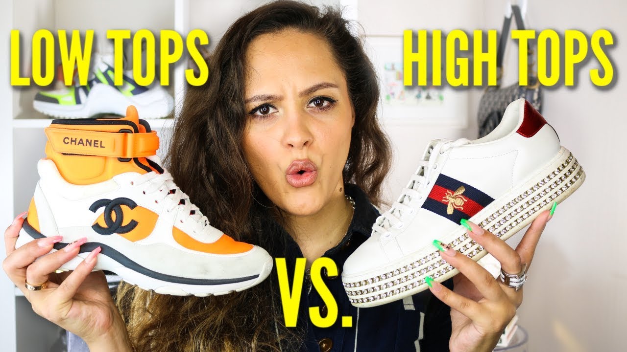 HOW TO STYLE DESIGNER SNEAKERS (WOMEN'S) AND SLAY! | LOW VS. HIGH TOPS