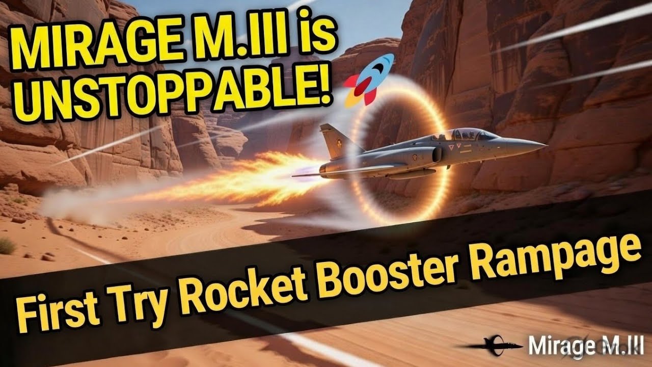 INSANE First Try! Mirage M.III Rocket Booster Metalstorm 🔥