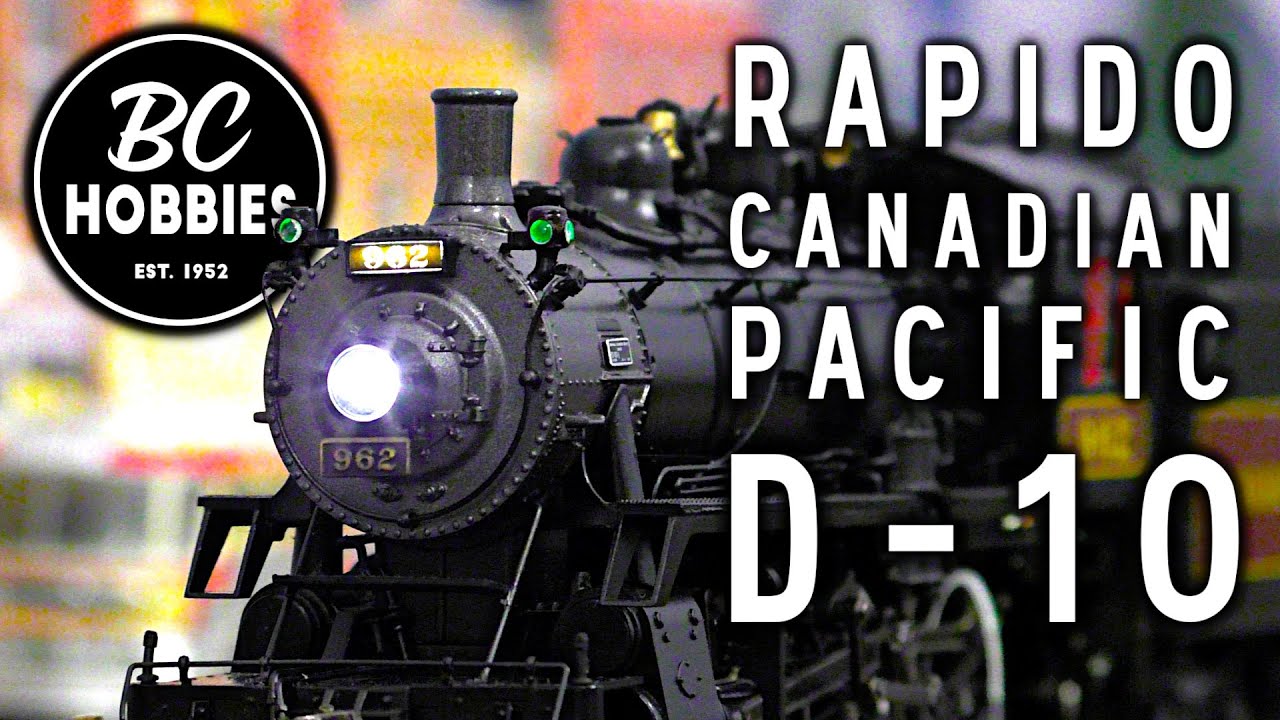 Rapido Trains HO Scale Canadian Pacific D-10 (Product Review)