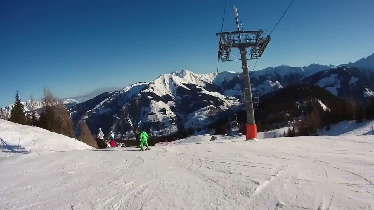 Rauris / Hochalmbahnen Piste 8 Muldenabfahrt + Piste 3 bis Mittelstation