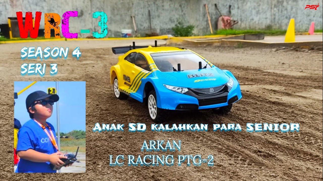 PS7 WRC-3 Season 4 Seri 3 Rc Rally Juara 1 dan 2 LC RACING PTG-2