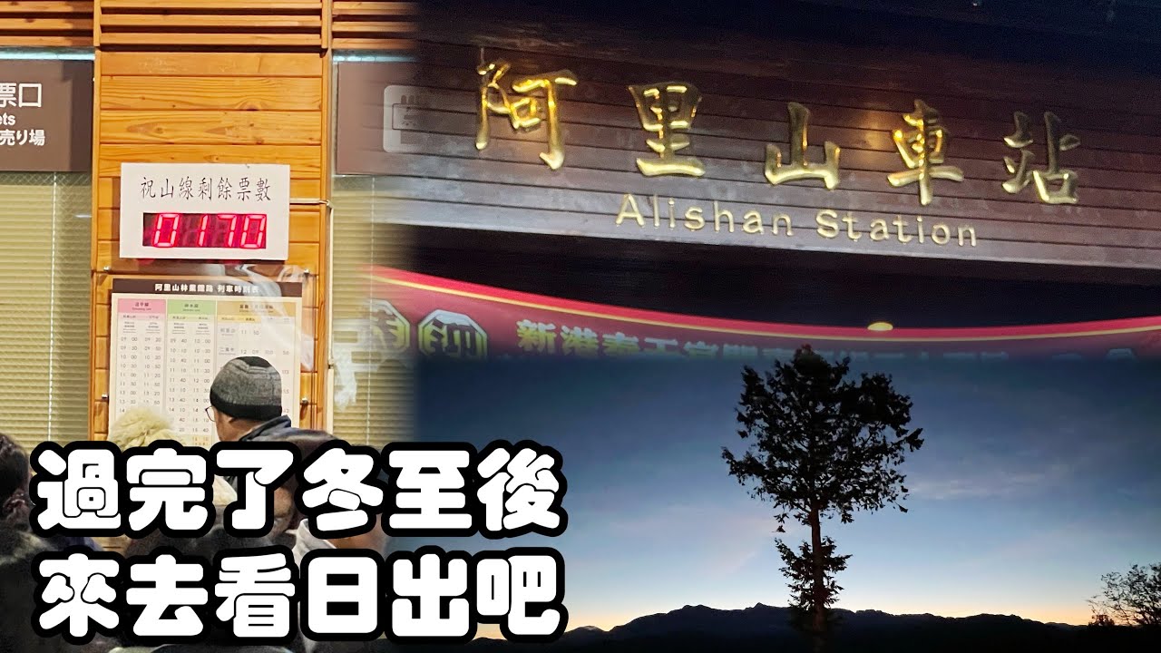 2025/12/22 冬至後去看日出 @阿里山國家森林遊樂區  ＃AlishanSunrise Alishan Sunrise