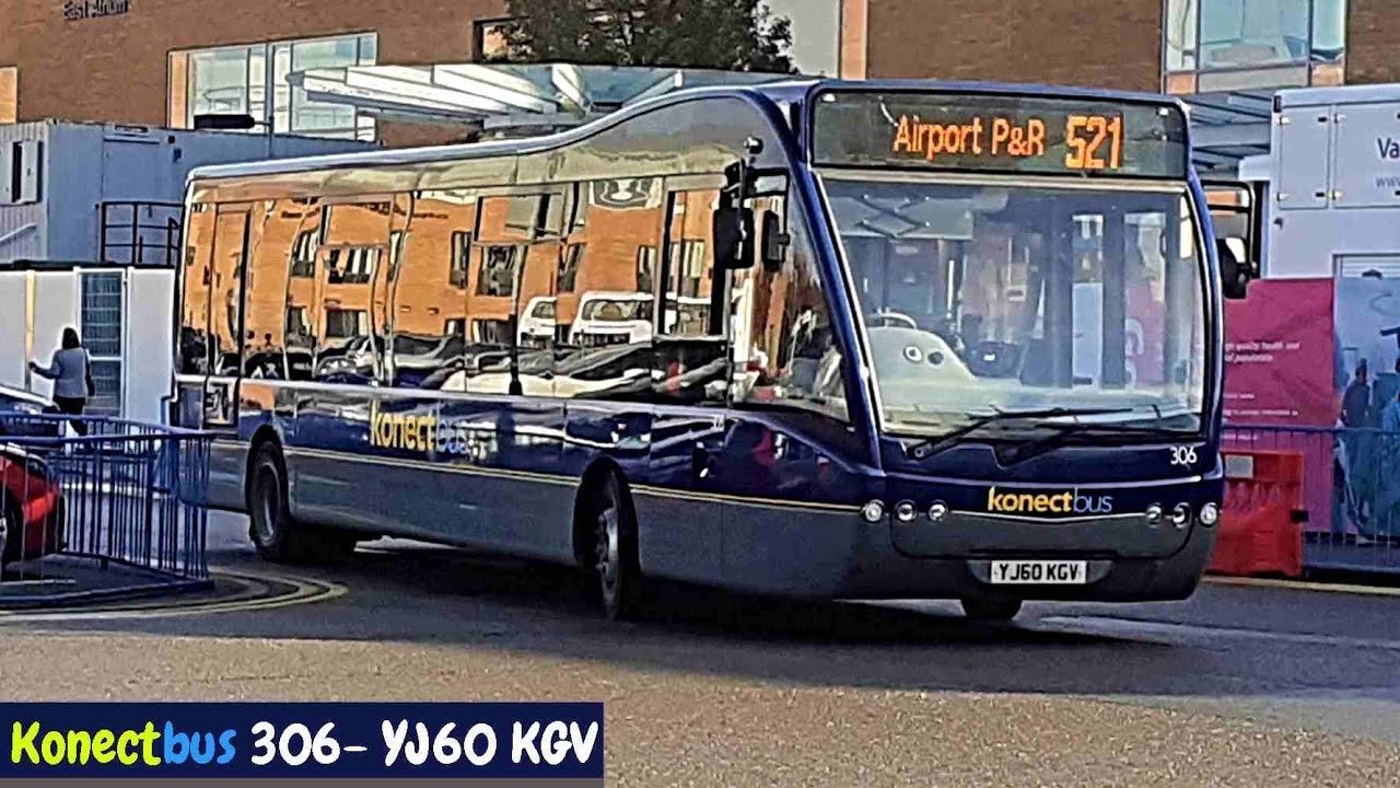 *New Route!* Konectbus Optare Versa 306 (YJ60 KGV)- Route 521