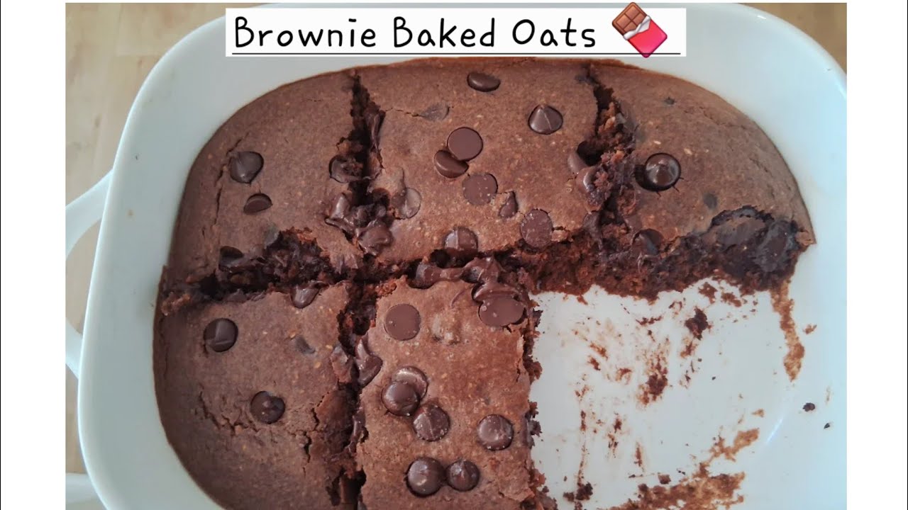 Brownie Baked Oats (Vegan, GF)