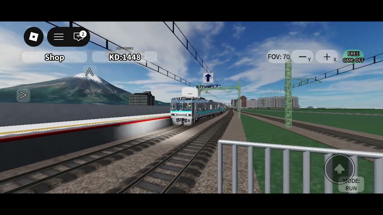 新霧電鉄でフレンド達とレースしたやつ