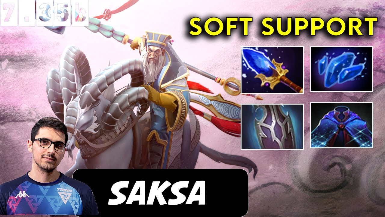 Saksa Keeper of the Light Soft Support - Dota 2 Patch 7.35b Pro Pub Gameplay