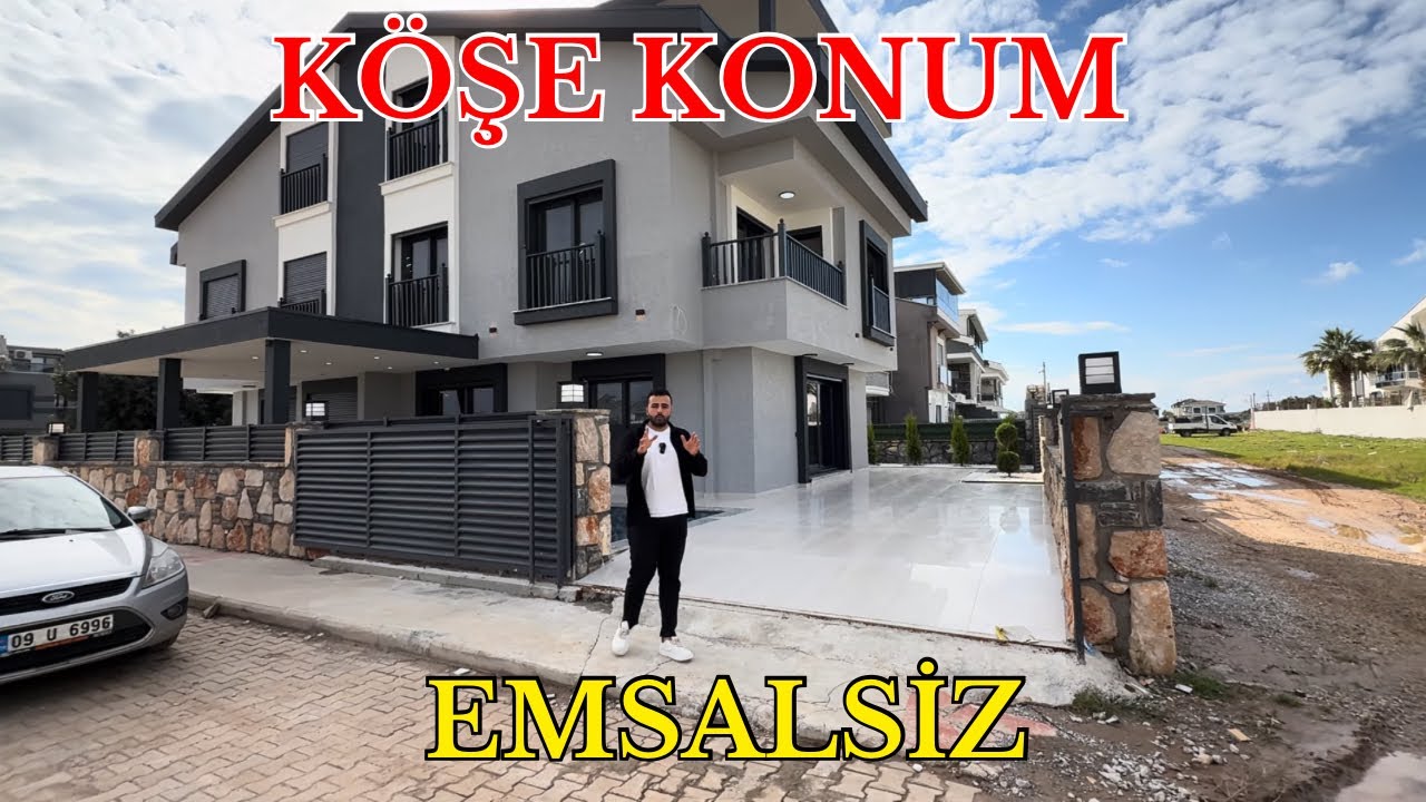 KÖŞE BAŞI KONUMA SAHİP ŞEHİR MERKEZİNDE EMSALSİZ BÜYÜKLÜKTE LÜKS VİLLA | DİDİM EFELER