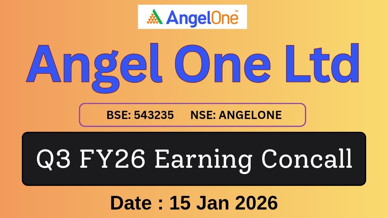 Angel One Q3 FY26 Concall | Q3 Results 2026 #AngeOne #Q3FY26 #Concall