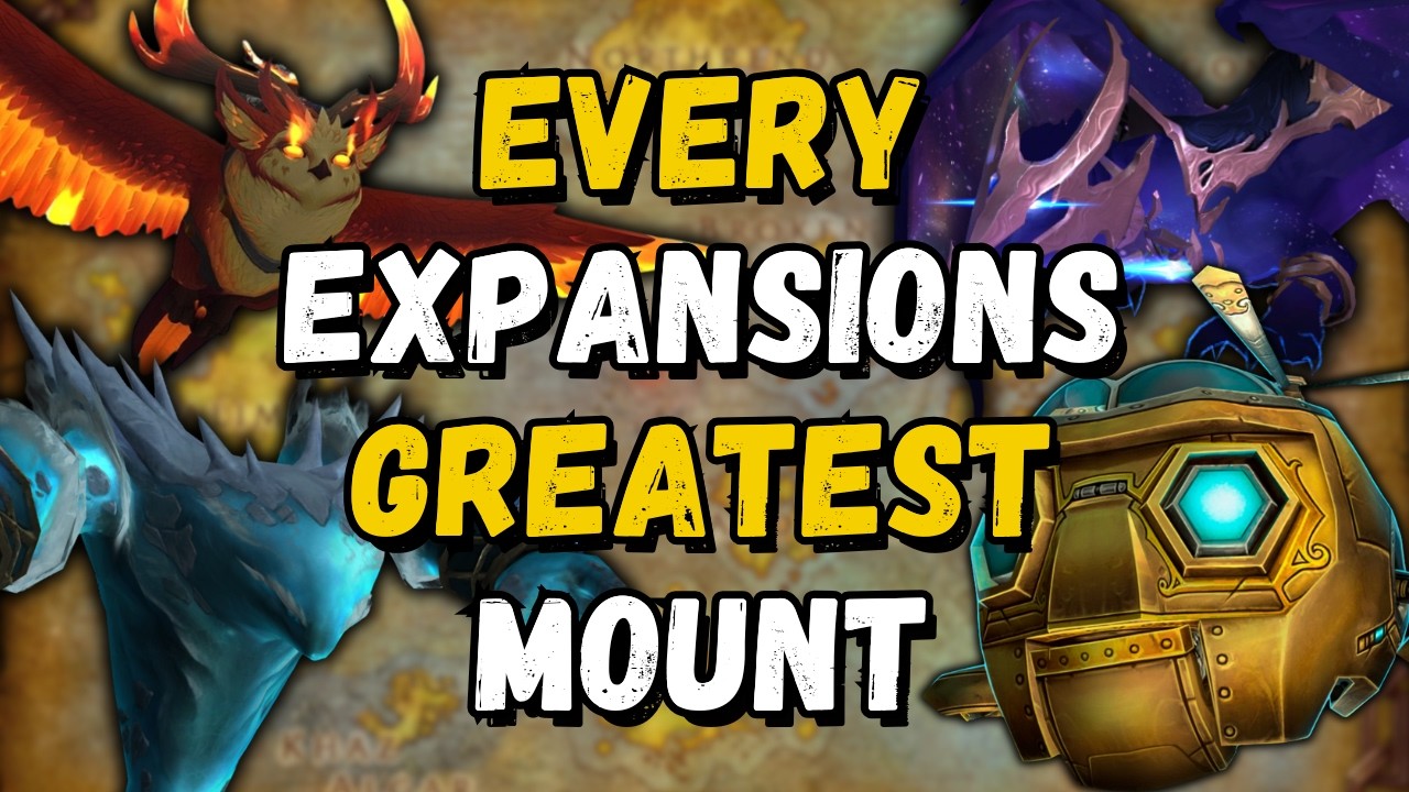 Every WoW Expansions BEST MOUNT | World of Warcraft