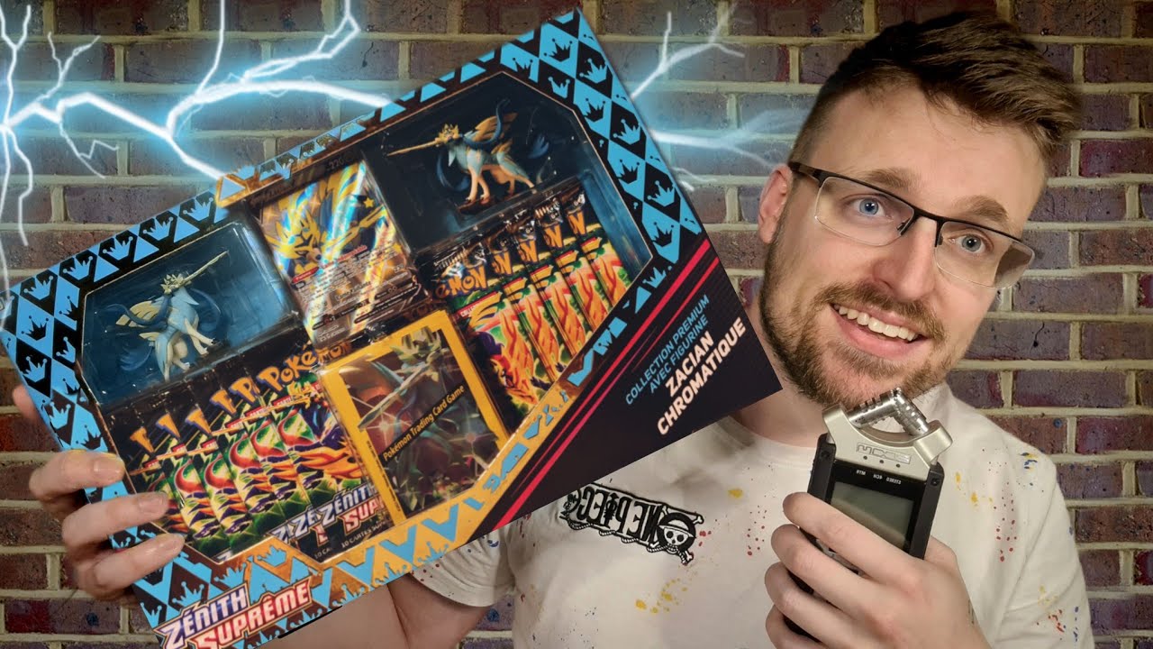 j'ai craqué...Coffret Zacian Chromatique - Zenith Supreme ASMR