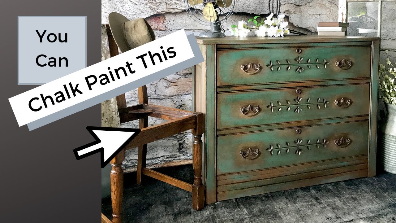 How to Chalk Paint a distressed 18th Century look effect using Annie Sloan Chalk Paint
