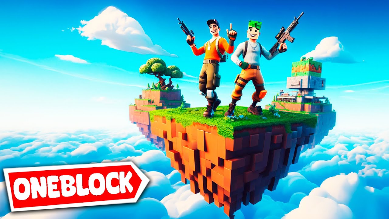 SOBREVIVI en un ONEBLOCK de FORTNITE