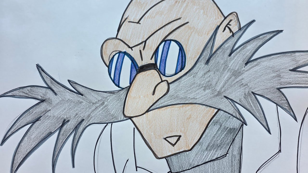 Drawing Dr Gerald Robotnik 