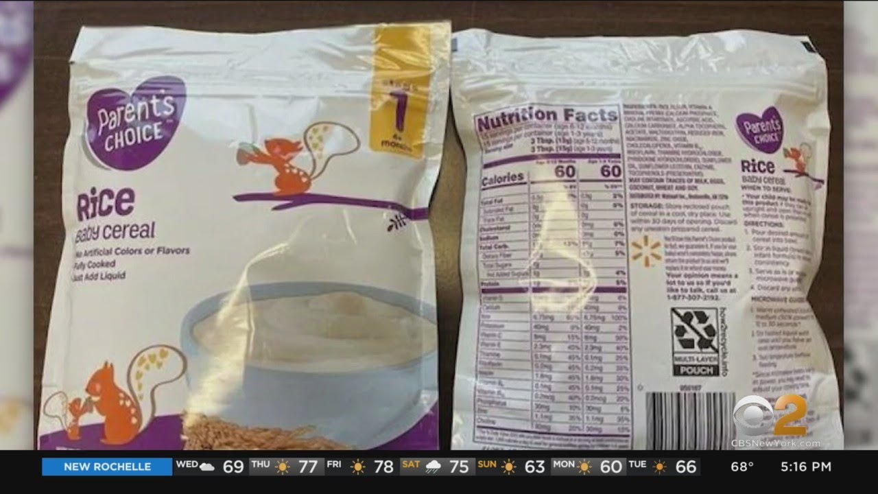 Parent's Choice Rice Baby Cereal Recalled Due To Arsenic Levels