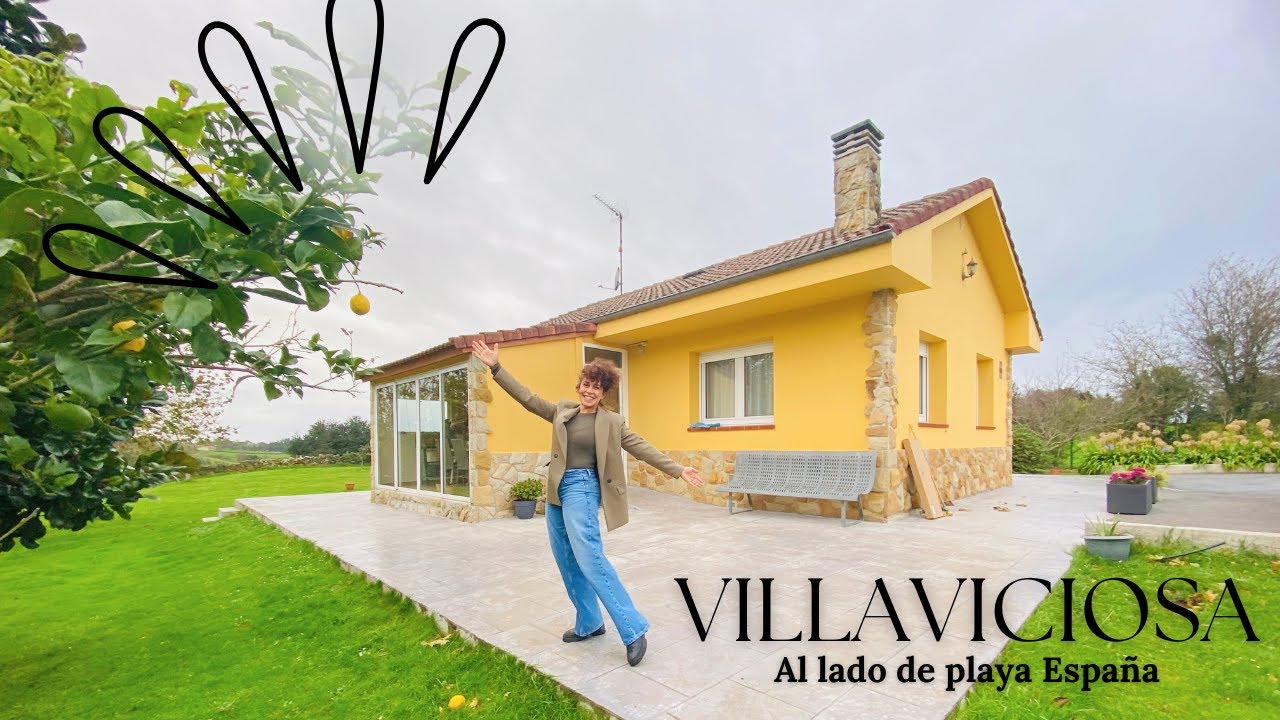 CASA EN VENTA EN VILLAVICIOSA, AL LADO DE PLAYA ESPAÑA, CON PARCELA LLANA *270.000€* #asturias