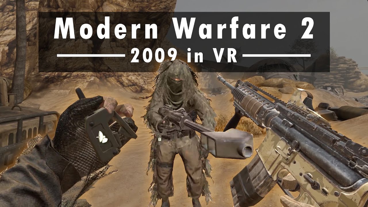 Классическая Modern Warfare 2 в VR затягивает