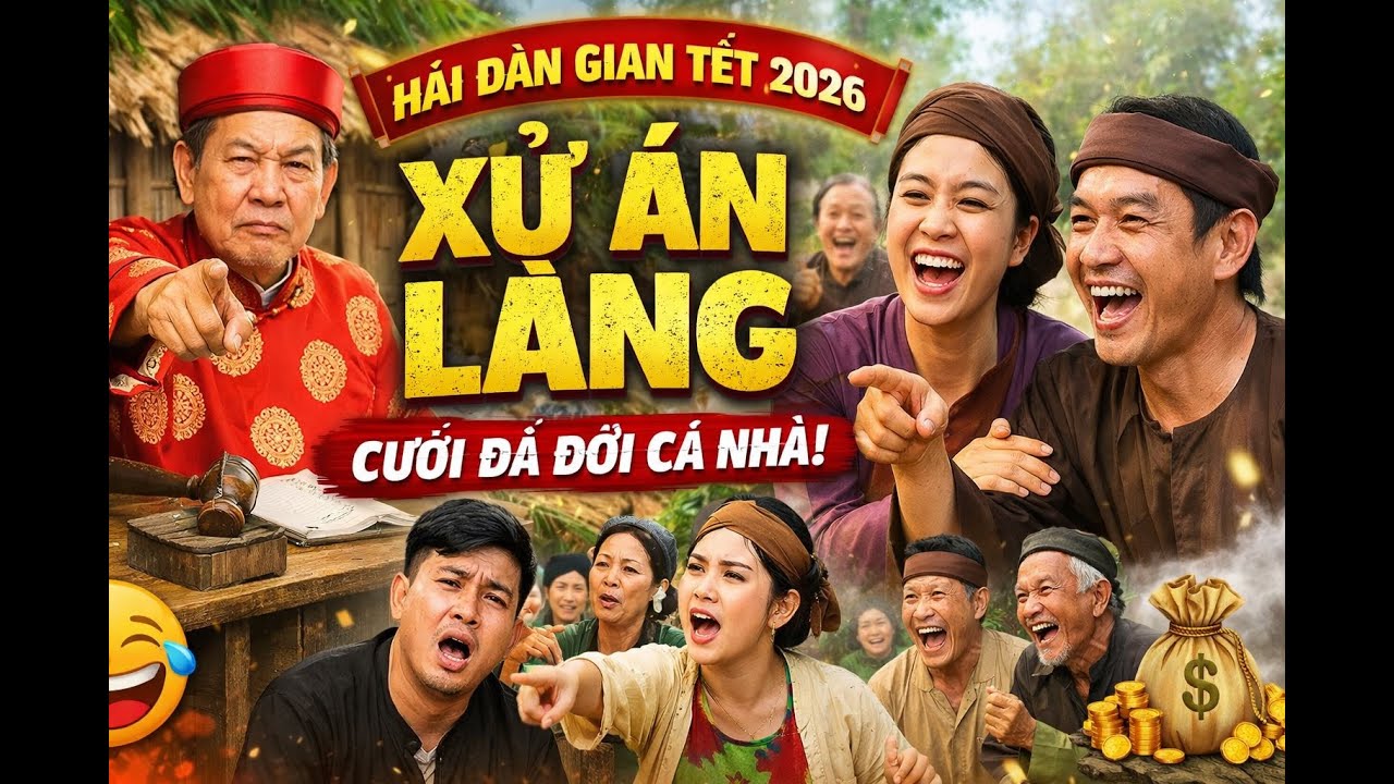 Hài Dân Gian Tết 2026 – Xử Án Làng | Cười Đã Đời Cả Nhà