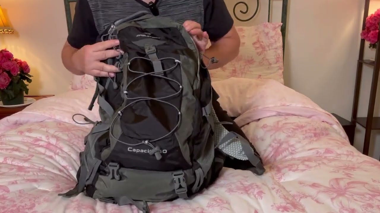 Maelstrom Hiking Backpack,Camping Backpack,40L Waterproof Hiking Daypack with Rain Cover,Lightweight
