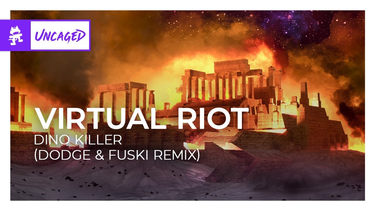 Virtual Riot - Dino Killer (Dodge & Fuski Remix) [Drum and Bass | Monstercat]