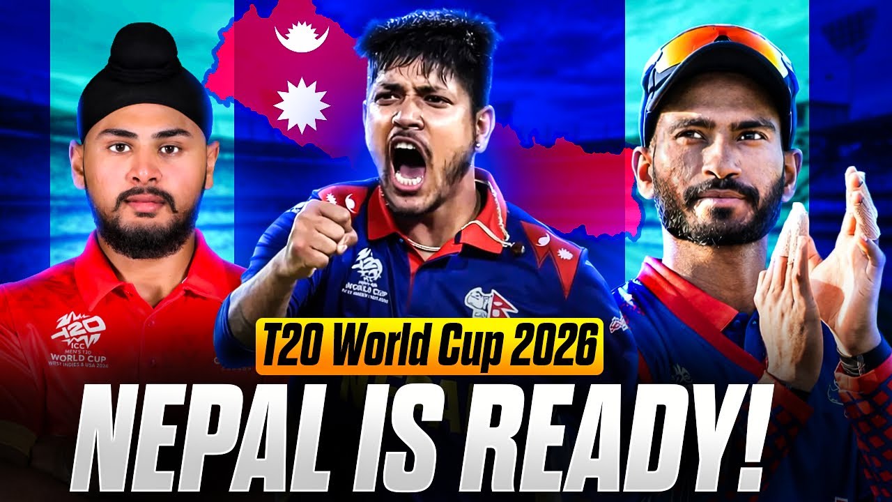 Nepal Crushes Canada - Lamichhane &lsquo;s Spin Magic & Aarif Sheikh&rsquo;s Clinical Batting | T20 WC 2026