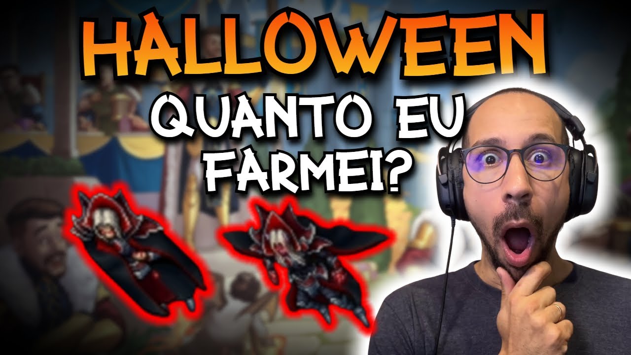 QUANTO EU FARMEI COM O EVENTO DE HALLOWEEN RUBINOT!