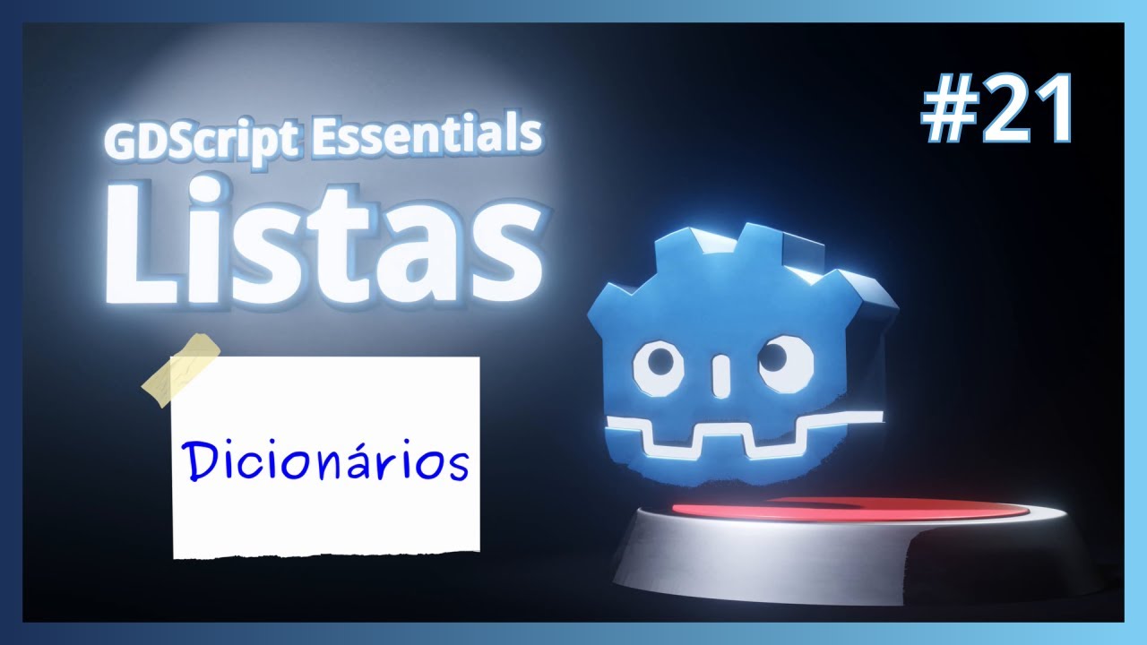 Curso GDScript 2.0 #21 - Listas em GDScript - Dicion&aacute;rios #gdscript #godot