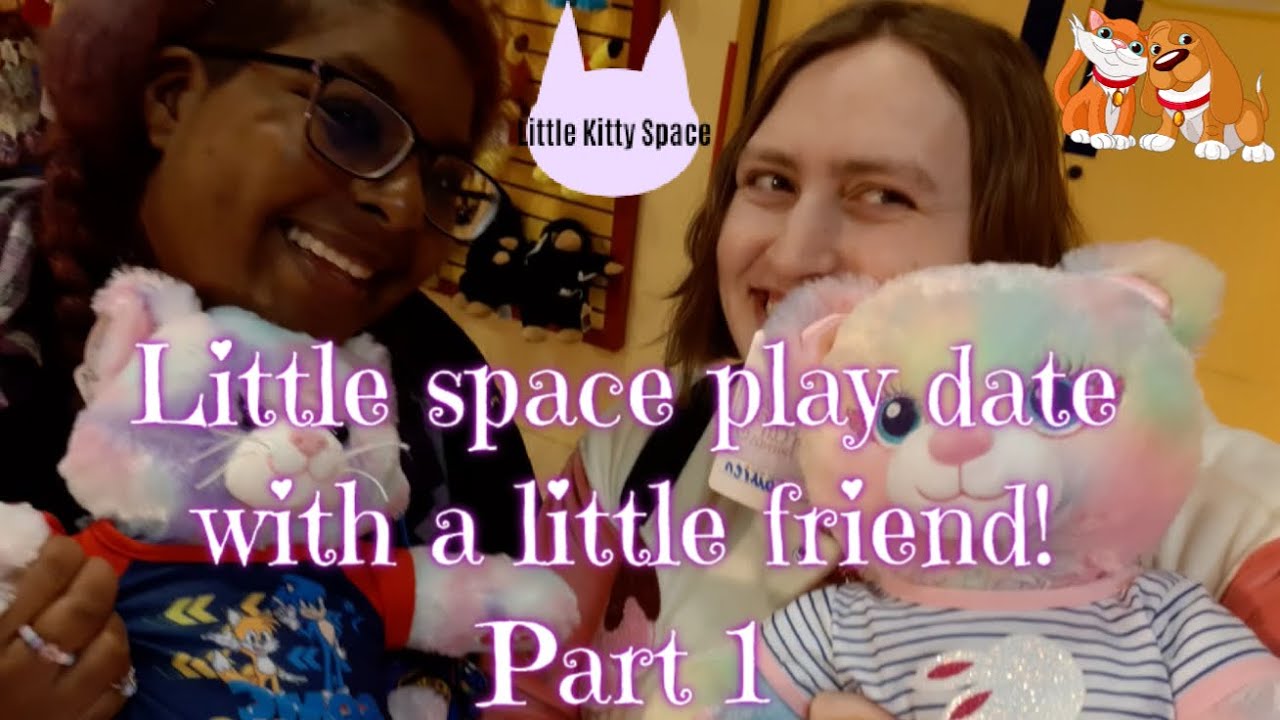 Playdate with a little friend W build a bear and arcade! part 1| Age regression SFW