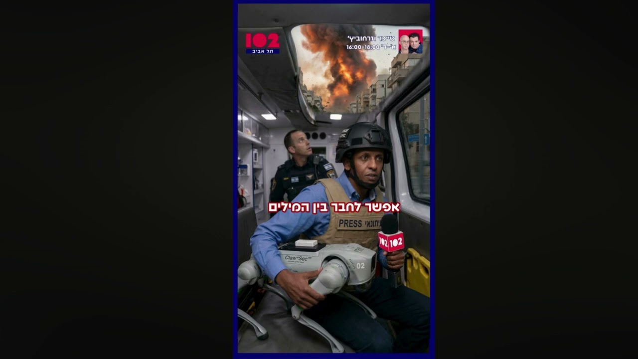 טייכר וזרחוביץ' - כתבנו בהרנו טגניה עם דיווח מזירות הנפילה - 102 תל אביב