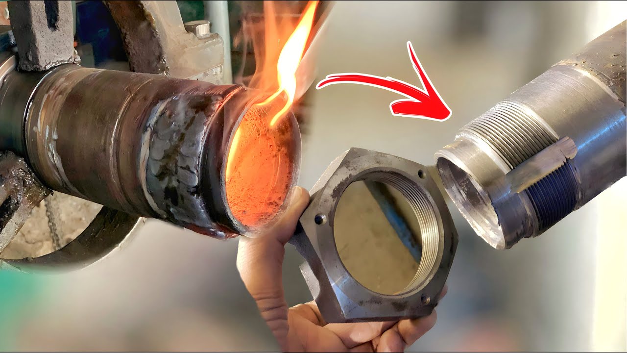 How To Repairing Damage Axle Threads, Making Of New Threads