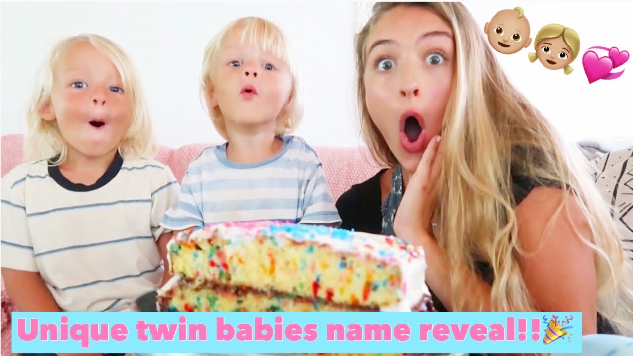 OUR FAMILY HAD A SECOND SET OF TWINS! UNIQUE TWIN NAME REVEAL!