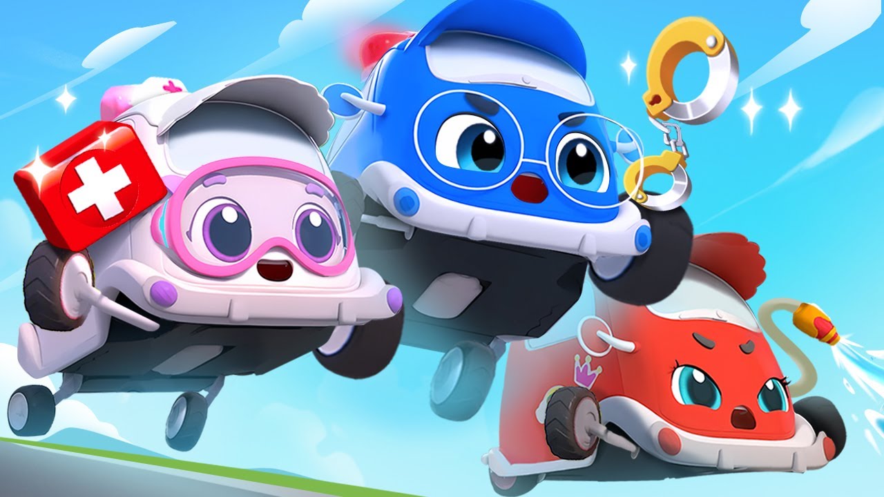 Little Rescue Squad - Fire Truck, Police Car, Ambulance | Kids Songs | BabyBus - Cars World