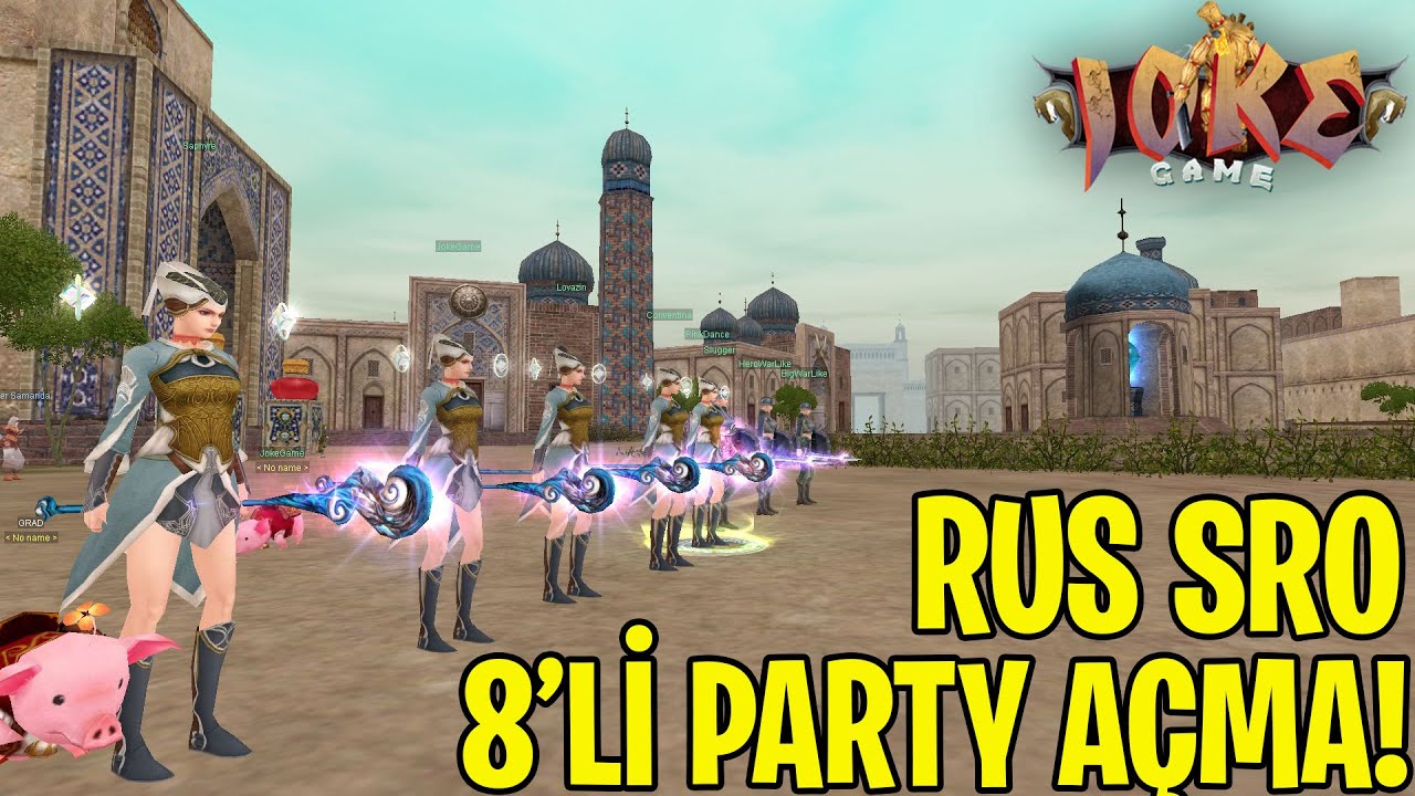 SİLKROAD ONLİNE RUSSRO 8'Lİ BOT PARTYSİ A&Ccedil;MA TEK MAİL OLAYI VE PHBOT VE MANAGER AYARLARI