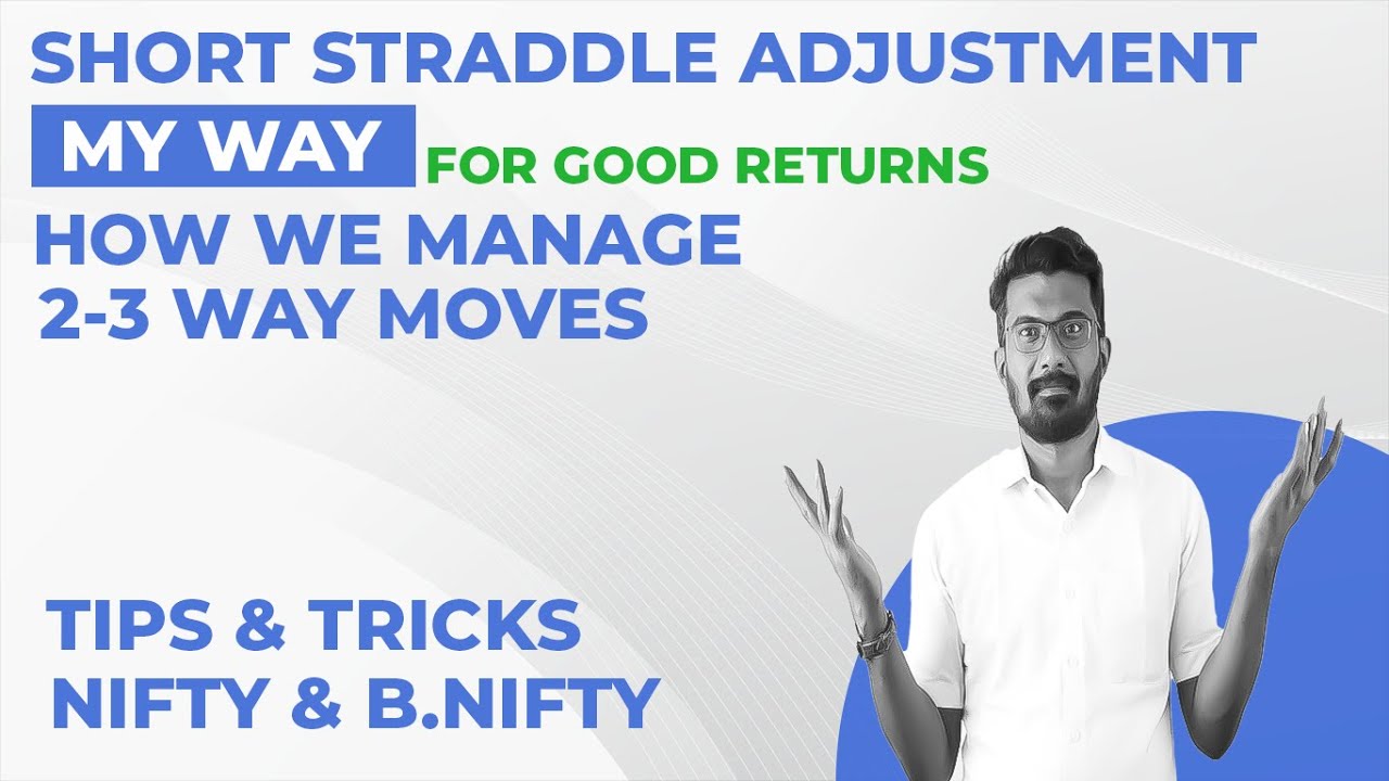 Short Straddle Adjustment No One Will Tell You ||  Nifty And Bank Nifty Options