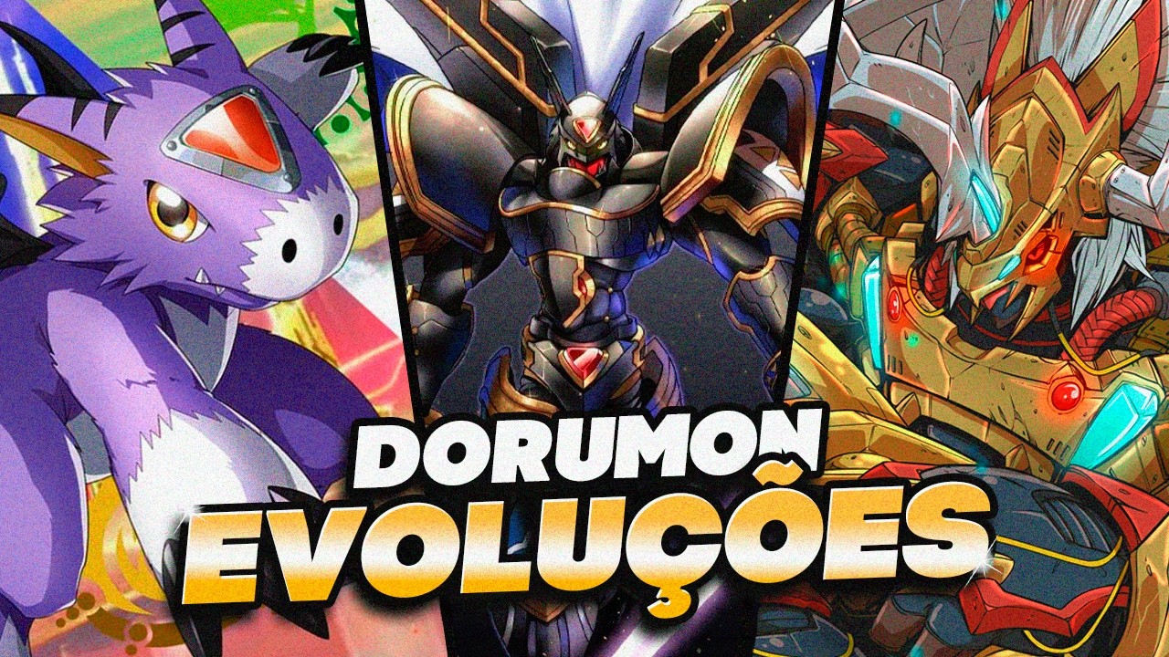 TODAS AS EVOLU&Ccedil;&Otilde;ES DO DORUMON