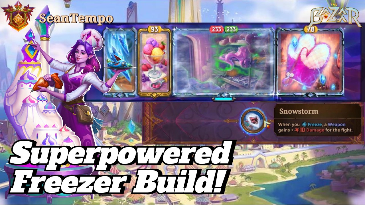 Highrolling a Superpowered Freezer! - The Bazaar 11.0