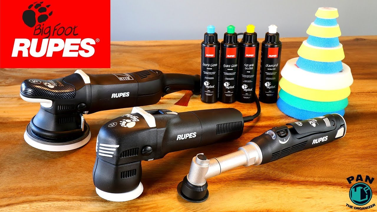Rupes BigFoot Polishers: LHR15 MK II, LHR75E Mini, and Nano iBrid (REVIEW) !!!
