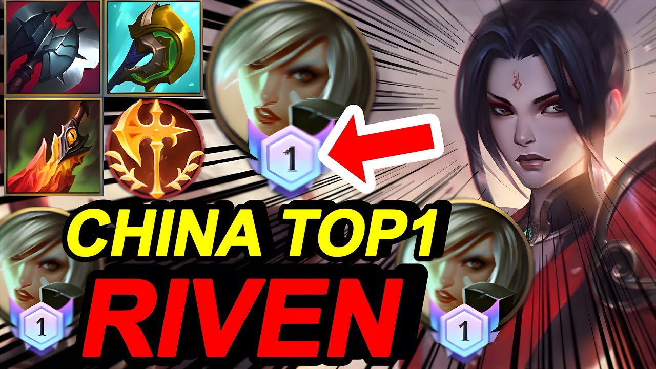 Wild Rift China Top1 Riven Top - China Meta Champion ? - Best Build Runes - Valiant Sword Riven Skin