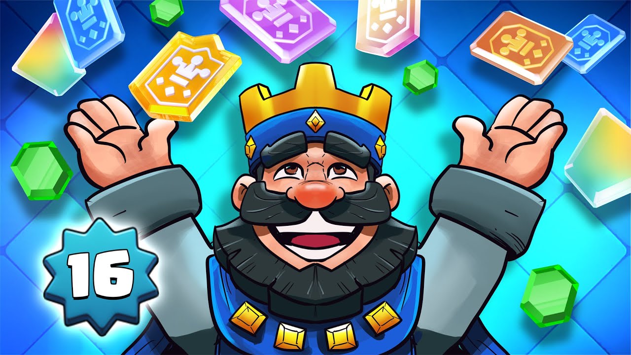 Прокачиваю свой аккаунт Clash Royale до 16 уровня 🤑