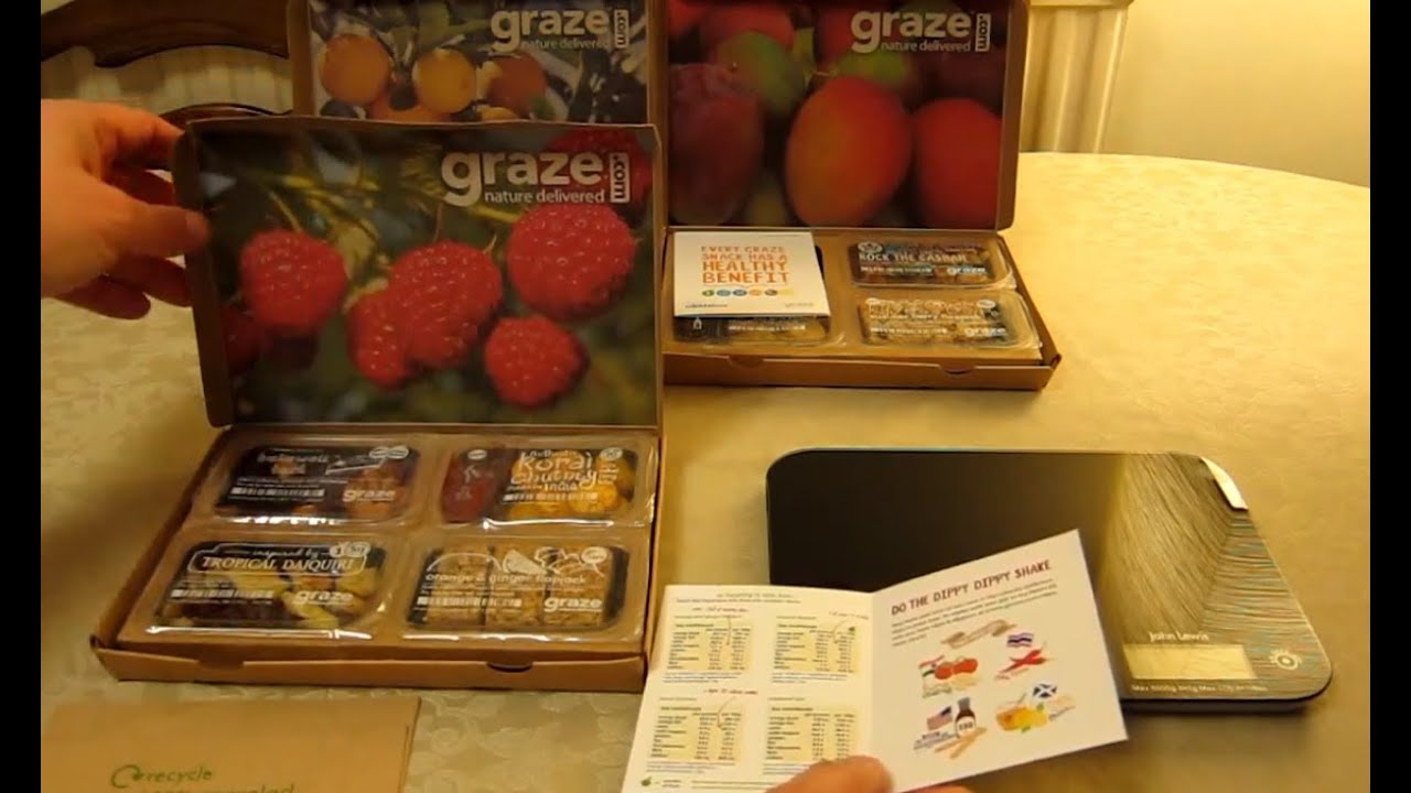 Why I love the NibbleBoxes from GRAZE.COM - Healthy wholesome Eating at its best!